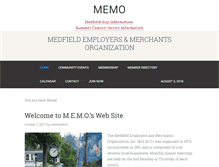 Tablet Screenshot of medfieldmemo.org
